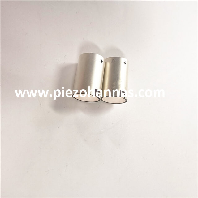 Piezoelektrischer Keramikzylinder mit umlaufender Elektrode für Sidescan-Sonar