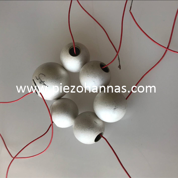Piezomaterial Piezoelektrischer Keramikkugelwandler für Echolot